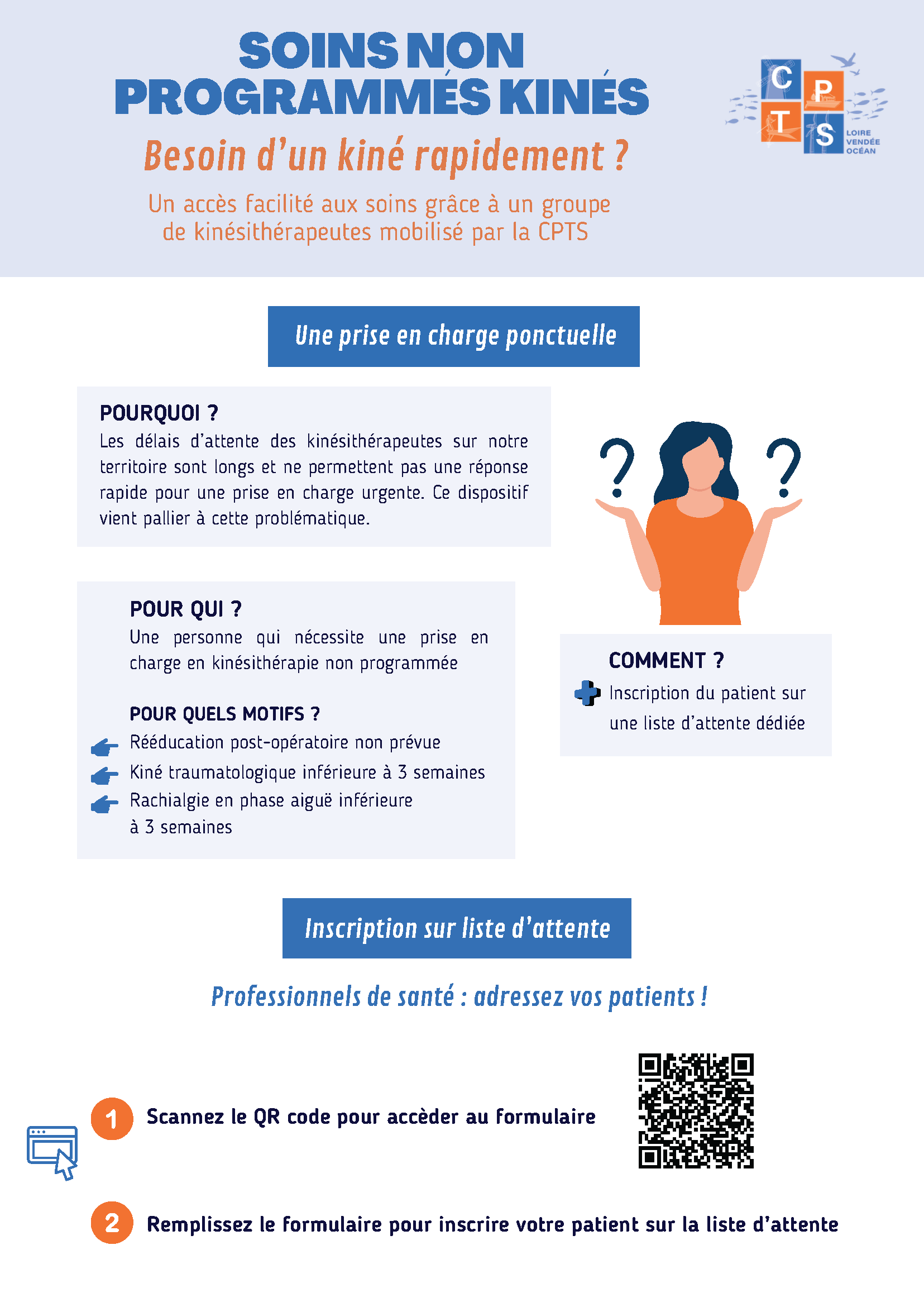 Soins Non Programmés en kinésithérapie