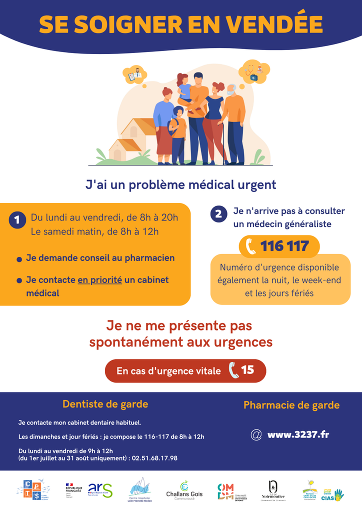 Affiche Accès aux soins vendée